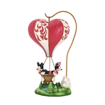 Disney Traditions - Heart Balloon, Minnie and Mickey